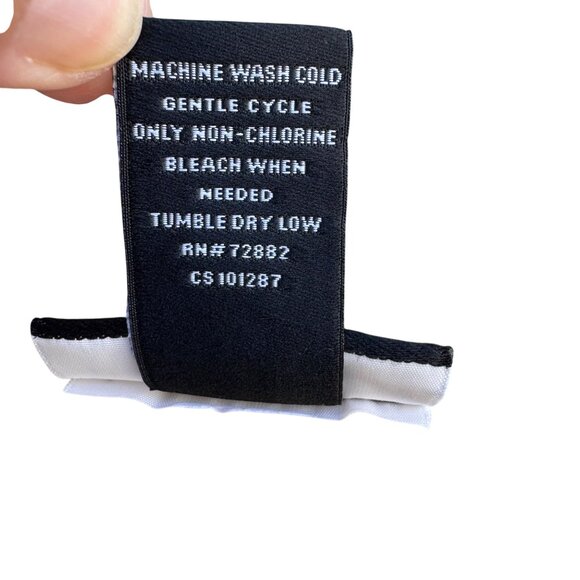 Studio 1940 Womens Beige Gold Metallic Open Knit Deep V-Neck Sweater 22/24W - Picture 9 of 10